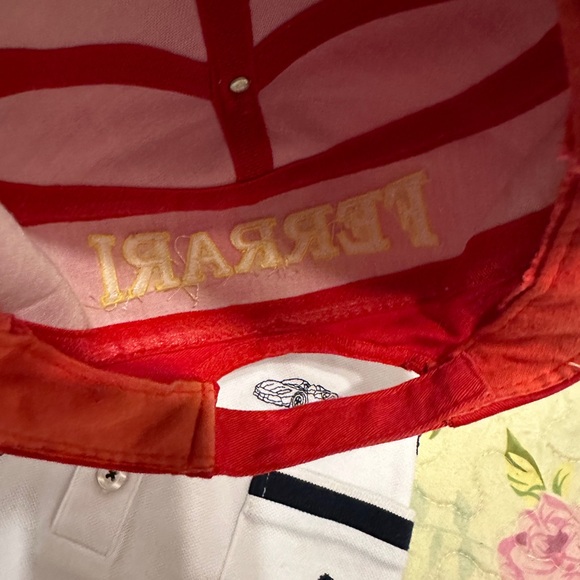 Ferrari Red Cap with Embroidery - Picture 2 of 5